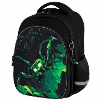 Рюкзак BRAUBERG OPTIMA, 2 отделения, с брелком, Ominous spider, 3D панель, 36х27х18 см, 273160 - Премиум Сервис