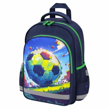 Рюкзак ПИФАГОР SCHOOL, 1 отделение, 3 кармана, Football match, 38x28х14 см, 273171 - Премиум Сервис