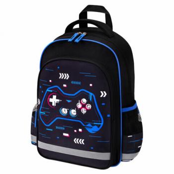 Рюкзак ПИФАГОР SCHOOL, 1 отделение, 3 кармана, Lucky gamer, 38x28х14 см, 273172 - Премиум Сервис
