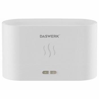 Увлажнитель воздуха "Камин", эффект пламени, 180 мл, Аромамасло в ПОДАРОК, белый, DASWERK, 456846 - Премиум Сервис