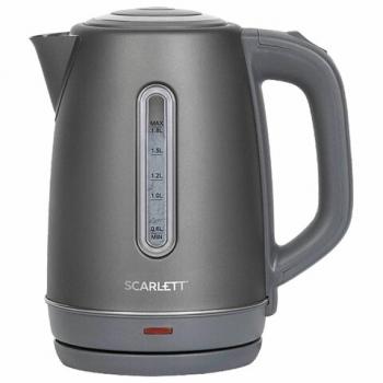 Чайник SCARLETT SC-EK21S42, 1,8л, 1800Вт, закрытый нагревательный элемент, стальной к - Премиум Сервис