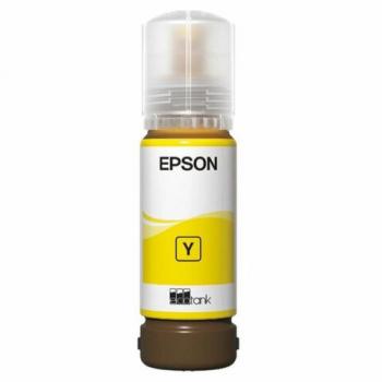 Чернила EPSON 108 (C13T09C44A) для СНПЧ EPSON L8050 /L8100 /L18050, желтые, ОРИГИНАЛЬНЫЕ - Премиум Сервис