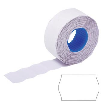 Этикет-лента 26*16мм волна, белая, КОМПЛЕКТ 10 рулонов по 1000 этикеток, 117550 - Премиум Сервис