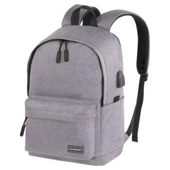 Рюкзак HEIKKI ACTIVE (ХЕЙКИ) универсалный, отд. для ноутбука, USB-порт, серый, 44х31х14 см, 272561 - Премиум Сервис