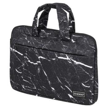 Сумка портфель HEIKKI STYLE (ХЕЙКИ)с отд. для ноутбука 13-14", 3 кармана, черная, 26х36х3 см, 272606 - Премиум Сервис