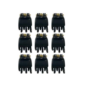 Крабы для волос НАБОР 9 шт, 1,5 см, глянцевый, АССОРТИ, MONTE VITA 457025 - Премиум Сервис