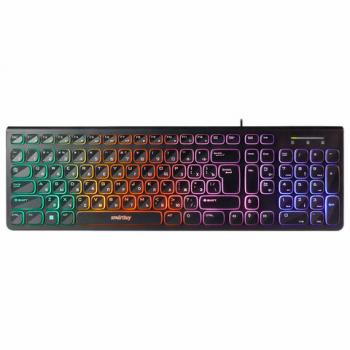 Клавиатура проводная с подсветкой SMARTBUY ONE 250, USB, 104 клавиши, черная, SBK-250U-K - Премиум Сервис