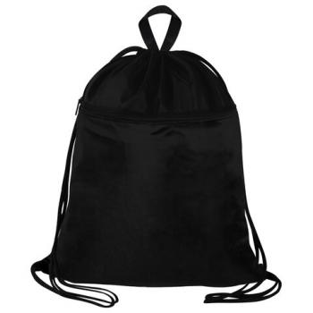 Мешок для обуви BRAUBERG БОЛЬШОЙ, с ручкой, карман на молнии, сетка, 49х41 см, Total Black, 273453 - Премиум Сервис