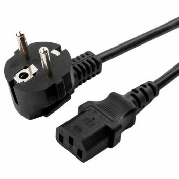 Кабель питания 1.8 м, CABLEXPERT, Schuko-C13, 3x0.5мм2, 6A, с заземлением, черный, PC-186 - Премиум Сервис