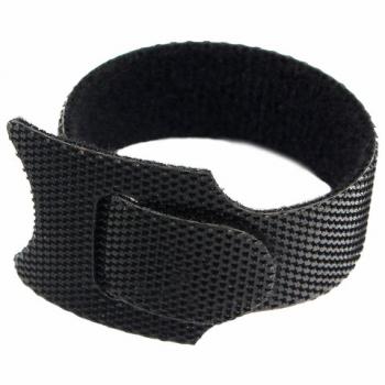 Хомуты-липучки 125 x 11 мм на основе ленты Velcro, CABLEXPERT, черные (12 шт.), VT-125x11BK - Премиум Сервис