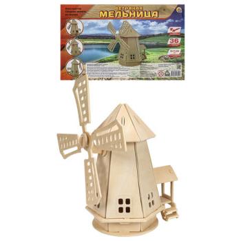 Сборная модель из дерева, АССОРТИ, 15 видов, РК - Премиум Сервис