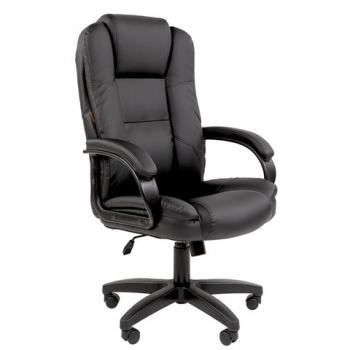 Кресло офисное Chairman CH 600 LT, экокожа, черное, ш/к 61767, 7158667 - Премиум Сервис