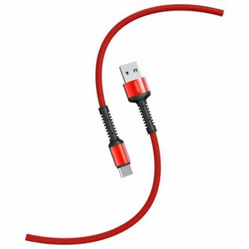 Кабель S26 USB -Type C, 1 м, 3 А, SMARTBUY, для зарядки и передачи данных, красный 93, iK-3112-S26r - Премиум Сервис