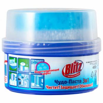 Паста чистящая универсальная с губкой 400г BLITZ, 2100003 - Премиум Сервис