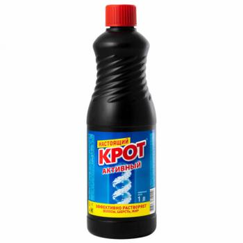 Средство для прочистки канализационных труб 1л КРОТ "Активный", 4000030 - Премиум Сервис