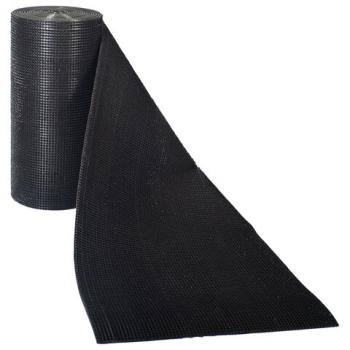 Коврик ДОРОЖКА 0,9х10м "ТРАВКА" ГРАФИТ пластиковый грязезащитный, щетина 14мм, LAIMA, 701069 - Премиум Сервис