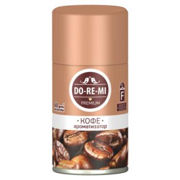 Сменный баллон для автоматических освежителей 250мл DO-RE-MI "Кофе", сухое распыление, 5-02.03.026.24 - Премиум Сервис