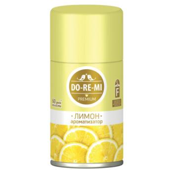 Сменный баллон для автоматических освежителей 250мл DO-RE-MI "Лимон", сухое распылени, 5-02.03.011.24 - Премиум Сервис