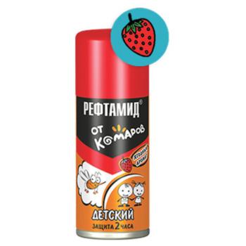 Средство детское аэрозольное репеллентное от комаров 100мл РЕФТАМИД, ш/к 27634, 5-03.07.017.08 - Премиум Сервис