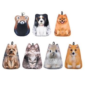 Игрушка-брелок мягкая АНТИСТРЕСС "ЖИВОТНЫЕ", Бифлекс, ассорти, высота 10,5см, 7 видов, WOOZO - Премиум Сервис