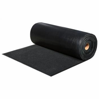 Коврик ДОРОЖКА 0,9х10м ЧЕРНЫЙ влаго-грязезащита, 430гр/м2, ребристая, LAIMA EXPERT, Х, 701042 - Премиум Сервис