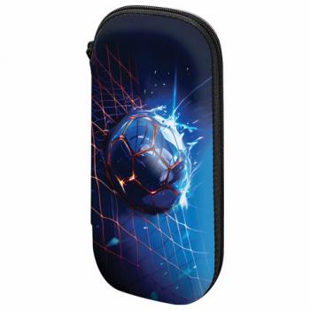 Пенал BRAUBERG, 1 отделение, 1 откидная планка, EVA, 22х10х5 см, Score goal, 273511 - Премиум Сервис