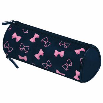 Пенал мягкий BRAUBERG, 3 отделения, нейлон, 21х7х7 см, Elegant bow, 273581 - Премиум Сервис