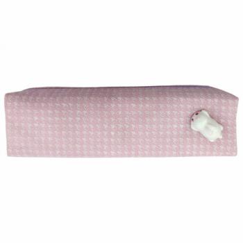 Пенал ЮНЛАНДИЯ ЮНИОР, 1 отделение, полиэстер, аппликация, Rabbit, 20х6х4 см, 273805 - Премиум Сервис