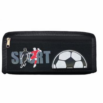 Пенал ЮНЛАНДИЯ ЮНИОР, 2 отделения, полиэстер, Sport, 21х8х6 см, 273812 - Премиум Сервис