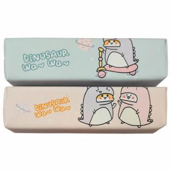 Пенал мягкий ПИФАГОР, 1 отделение, ПВХ, ассорти Dinos, 20x6х4 см, 273823 - Премиум Сервис