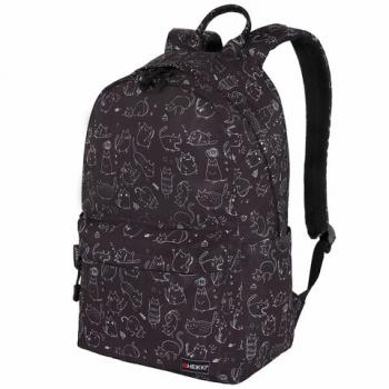 Рюкзак HEIKKI DREAM (ХЕЙКИ) универс. с карм. для ноут., эргоном., Crazy cats, 42х26х14 см, 273853 - Премиум Сервис