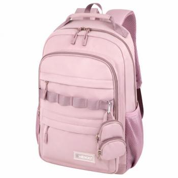 Рюкзак HEIKKI FUSION (ХЕЙКИ) универс., 2 отд, отд. для ноутбука,c КОШЕЛЬКОМ, пыльная роза, 44х31х14см, 273867 - Премиум Сервис
