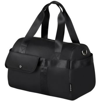 Сумка дорожная HEIKKI HANDY (ХЕЙКИ), карман на молнии, багажная лента, черная,38х16х25см, 273874 - Премиум Сервис