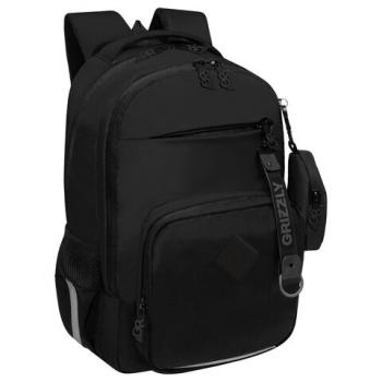 Рюкзак GRIZZLY школьный, анатомическая спинка, 2 отделения, для мальчиков, "TENACITY", 40х27х16 см, RB-559-1/1 - Премиум Сервис