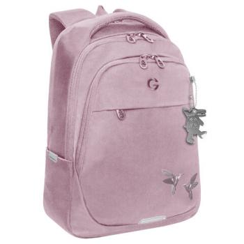 Рюкзак GRIZZLY школьный, анатомическая спинка, 2 отделения, для девочек, "COLIBRI", розовый, 40х29х20 см, RD-540-2/2 - Премиум Сервис