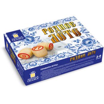 Родное лото классическое с деревянными бочонками, в картонной упаковке, ЗОЛОТАЯ СКАЗКА, 664710 - Премиум Сервис