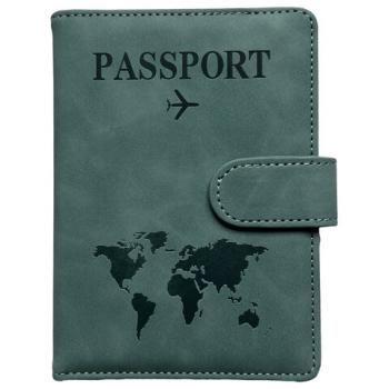 Обложка для паспорта и документов с защитой от считывания, 9 карманов, магнит, экокожа, бирюзовая, BRAUBERG, 238754 - Премиум Сервис