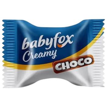 Конфеты вафельные BABYFOX "пирамидки с фундучным кремом в молочном шоколаде", гофрокороб 2 кг, РВК652 - Премиум Сервис