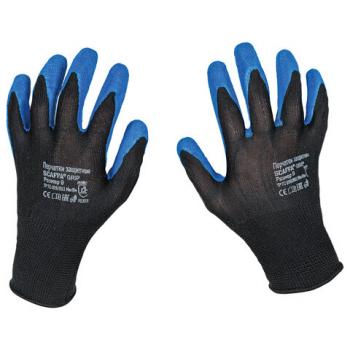 Перчатки нейлоновые SCAFFA Grip, текстурированное латексное покрытие (облив), р. 10,, 00-00015295 - Премиум Сервис