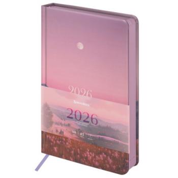 Ежедневник датированный 2026 А5 138x213мм BRAUBERG "Vista", под кожу твердый, "Freedom", 117459 - Премиум Сервис