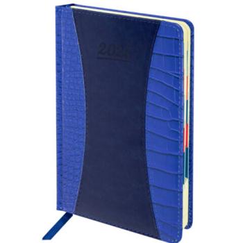 Ежедневник датированный 2026 А5 148х218мм GALANT CombiContract, под кожу, темно-синий, 117486 - Премиум Сервис