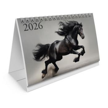 Календарь-домик настольный на гребне с бегунком, 2026г, BRAUBERG, 160х105мм, Символ года, 117268 - Премиум Сервис