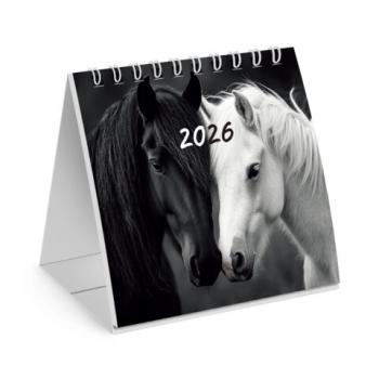 Календарь-домик настольный на гребне, 2026г, BRAUBERG, 101х101мм, Символ 2026, 117278 - Премиум Сервис