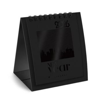 Календарь-домик настольный на гребне, 2026г, BRAUBERG, 110х120мм, ЧЕРНЫЙ, 117282 - Премиум Сервис