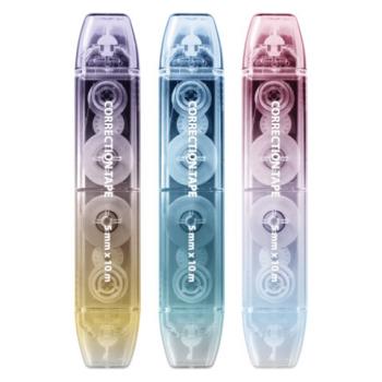 Корректирующая лента двусторонняя BRAUBERG GRADE PASTEL, 5мм x 10м, корпус ассорти, блистер, 273025 - Премиум Сервис
