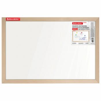 Доска магнитно-маркерная 30х45 см, деревянная рамка, BRAUBERG Standard, 238793 - Премиум Сервис