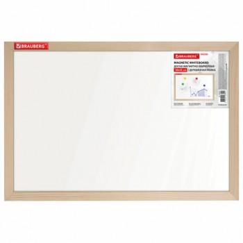 Доска магнитно-маркерная 30х45 см, деревянная рамка, BRAUBERG Standard, 238793 - Премиум Сервис