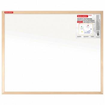 Доска магнитно-маркерная 60х90 см, деревянная рамка, BRAUBERG Standard, 238796 - Премиум Сервис