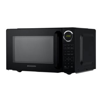 Микроволновая печь BRASSON MW2390D-6BL, 23 л, 900 Вт, сенсорное управление, дисплей, таймер, 6 АВТО ПРОГРАММ, черная, 454980 - Премиум Сервис