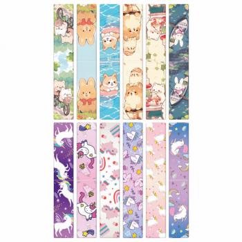 Закладки для книг МАГНИТНЫЕ, "ДЛЯ ДЕВОЧЕК", набор 12 штук, 60x20 мм, FUNSTER, 116654 - Премиум Сервис